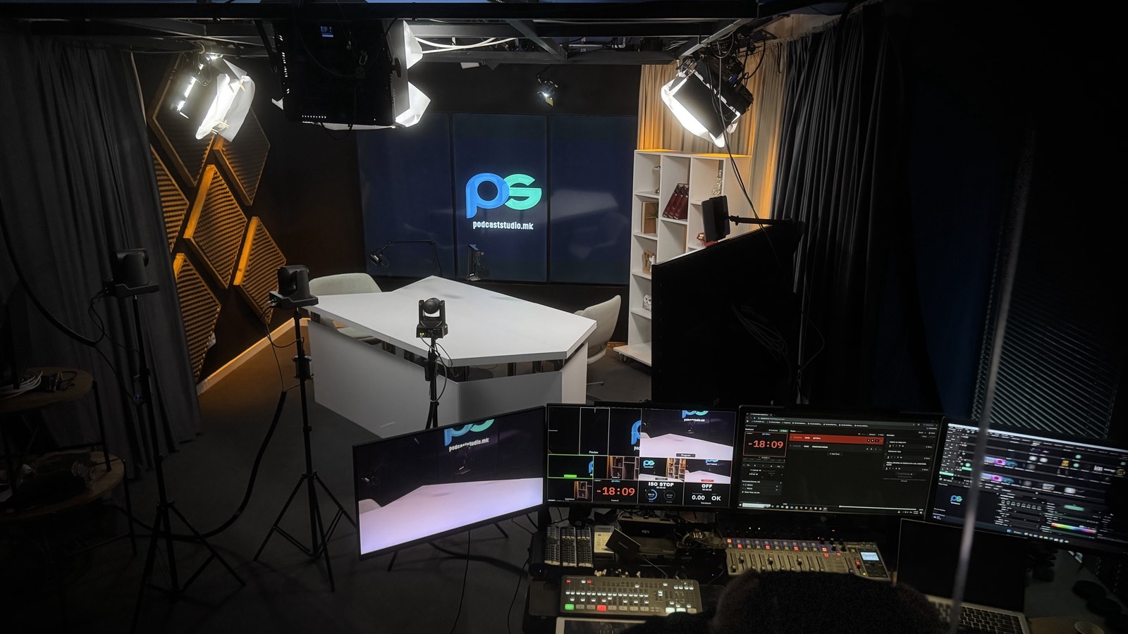 Professional video studio